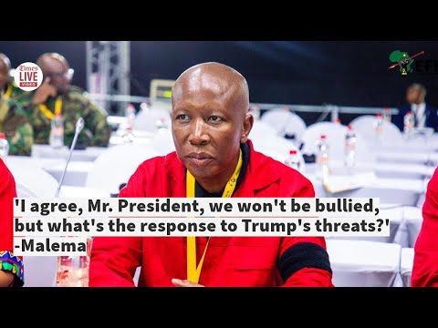 Malema 'We won't be bullied, but what's the action against Trump?' – SONA Debate.