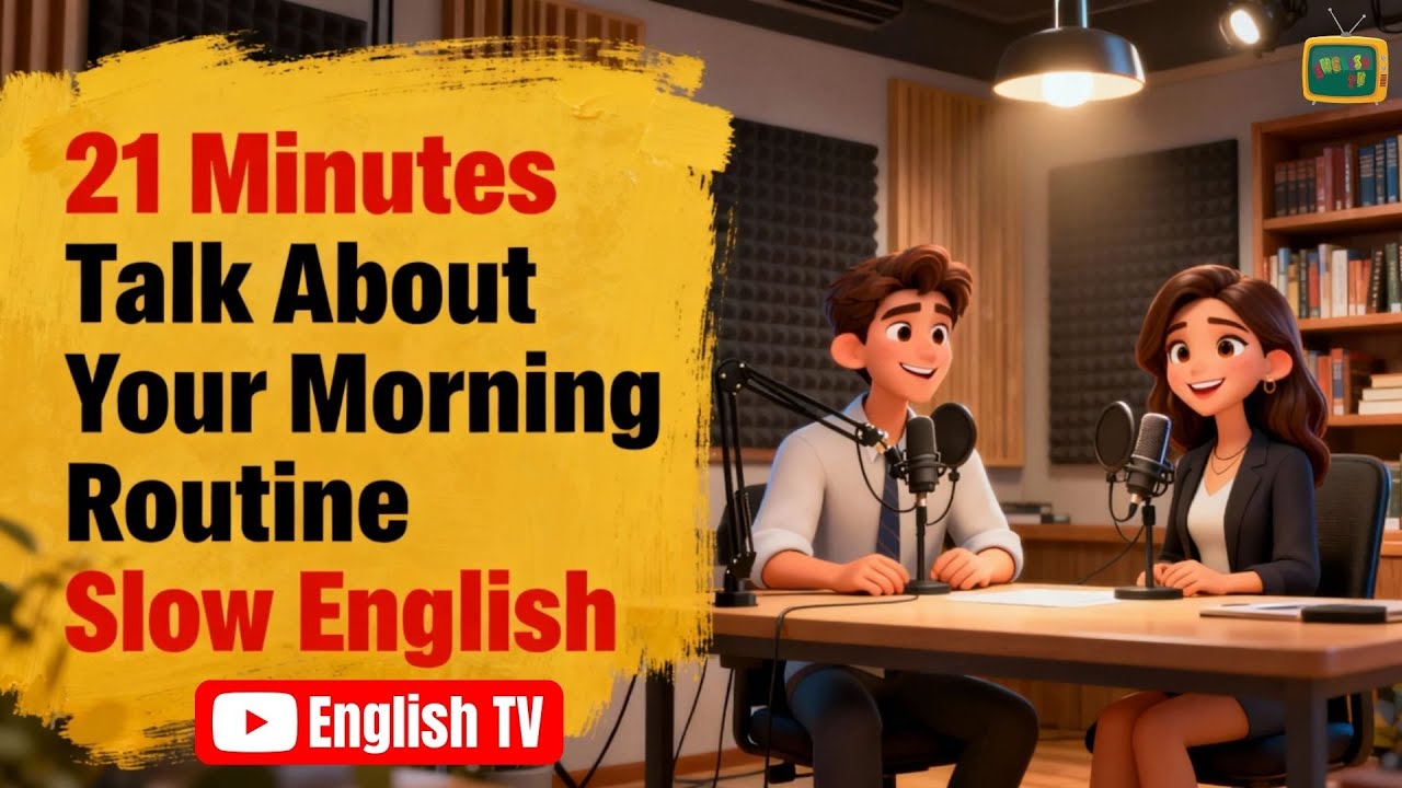 Talk About Your Morning Routine | Slow English Listening Practice | Shadowing for Beginners