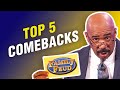 Top 5 Fast Money COMEBACKS On Family Feud Steve Harvey Can T Believe It