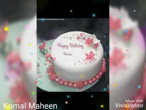 Happy Birthday Haniya/Hania | 2018 stylist cake | 2018 stylist Birthday Status |🍰🍰🍰🍰🍰🍰🍰🍩🍩🍩