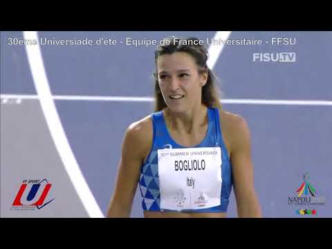 30ème Universiade d'été Naples 2019 - Médaille de bronze Coralie Comte 100m haies Athlétisme