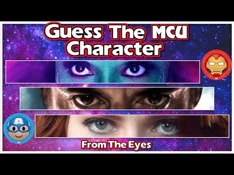 Guess The MCU CHARACTER From The Eyes - AVENGERS - IRON MAN- SPIDER-MAN - ENDGAME - HULK - MORE