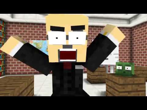 Monster School: The Mobs Caught the Teacher Dancing in the Classroom -Minecraft Animation