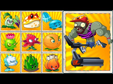 PvZ 2 What Plant Max Level Can Defeat Cardio Zombie Using Only 1 plant food? - Plants Vs Zombies 2