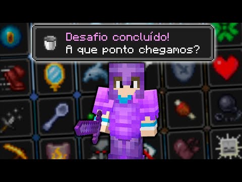 Fazendo o Desafio IMPOSSÍVEL do MINECRAFT!