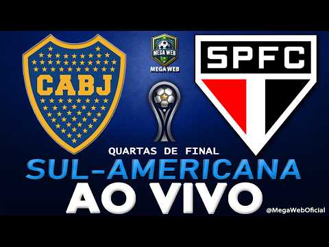 BOCA JUNIORS x SÃO PAULO - AO VIVO (SUL-AMERICANA 2026 -- Quartas de Final) - Narração