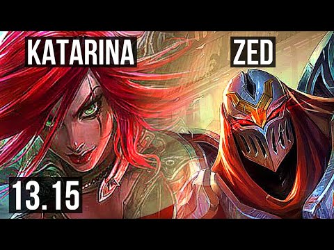 KATA vs ZED (MID) | 4.0M mastery, 6/0/1, 1100+ games, Dominating | EUW Master | 13.15