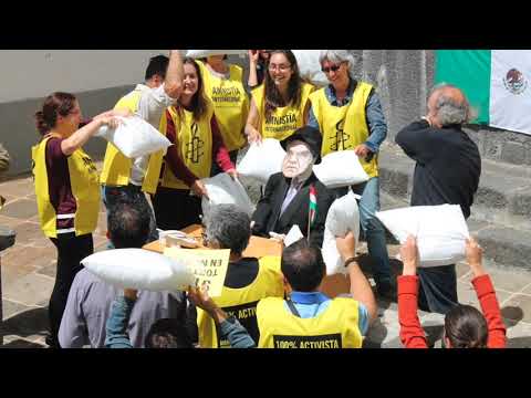 Acto por la liberación de Yecenia Armenta. Santa Cruz de La Palma