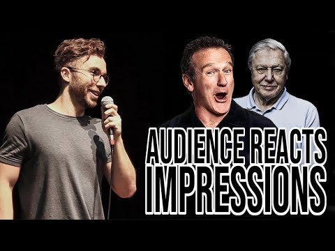 Audience Reacts | Attenborough &amp; Robin Williams Impressions