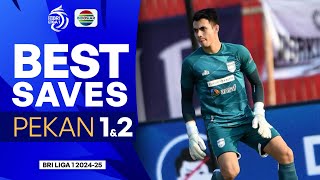 Download lagu Penyelamatan Kiper Terbaik BRI Liga 1 2024/2025 Pekan 1 dan 2 mp3