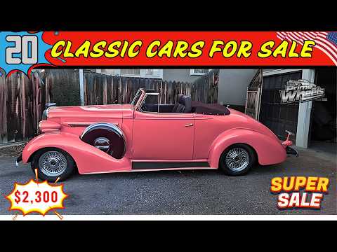 20 Cheap Classic Cars For Sale by Owner today