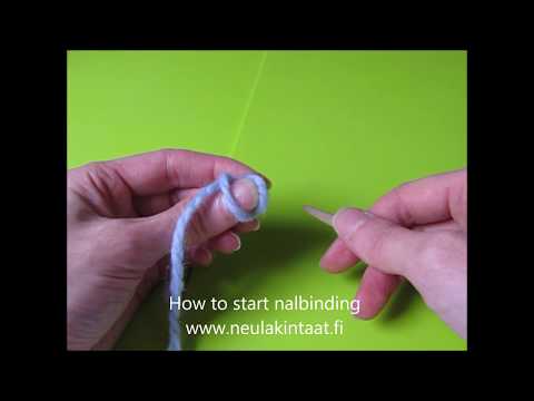 How to start nalbinding
