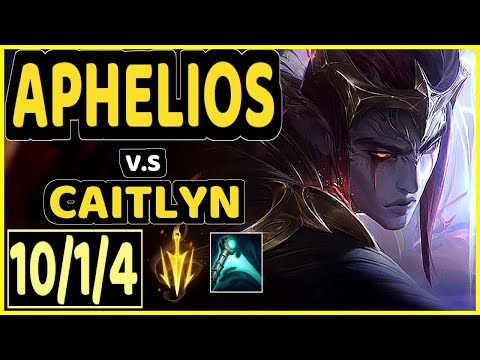 STIXXAY (APHELIOS) vs CAITLYN - 10/1/4 KDA BOTTOM ADC CHALLENGER GAMEPLAY - NA