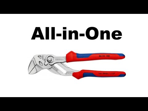 Replės-veržliaraktis KNIPEX 8605 180mm video