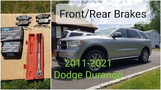 How to Replace Front & Rear Brakes 2011-2021 Dodge Durango
