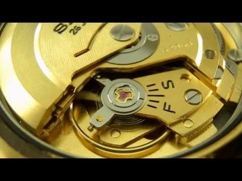 Seiko Automatic movement 6206B Running.