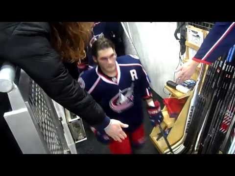 Columbus Blue Jackets vs. Ottawa Senators Player Tunnel Entrance 11/5/2013