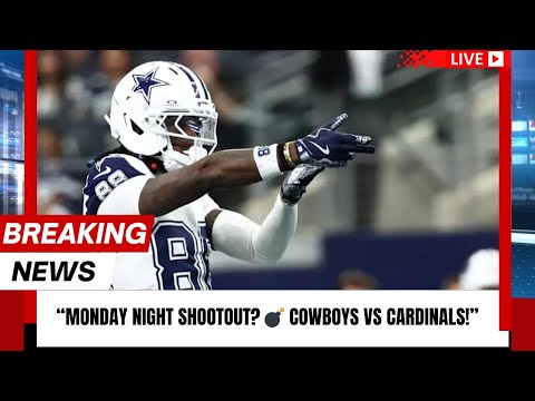 NFL Week 9: Cowboys vs Cardinals — Monday Night SHOOTOUT Coming? 🔥 🔴 LIVE BREAKING NEWS