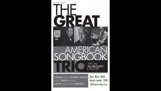 Great American Song Book Trio - Apr. 14, 2024