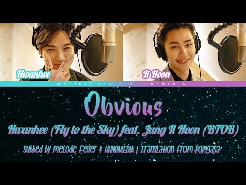 Hwanhee (환희) - Obvious (뻔해) Feat. Jung Ilhoon (정일훈) of BTOB (Color Coded) [Eng subs + Rom + Han]