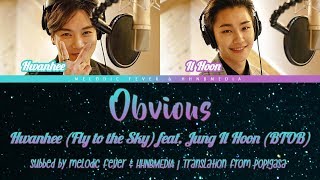 Hwanhee (환희) - Obvious (뻔해) Feat. Jung Ilhoon (정일훈) of BTOB (Color Coded) [Eng subs + Rom + Han]