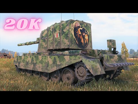 FV4005 Stage II 10K Damage & FV4005 7 Frags  World of Tanks , WoT Replays tank battle