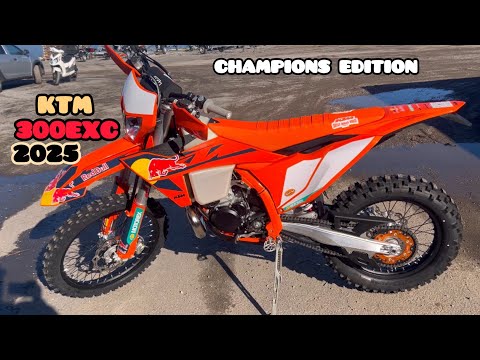 KTM 300 exc 2025 champion edition 😍new KTM 300 exc two stroke champion edition/RedBull decal