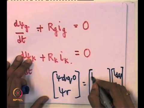 NPTEL : Power System Dynamics and Control (Electrical Engineering)