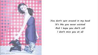 Selena Gomez - I Don&#39;t Miss You At All Lyrics
