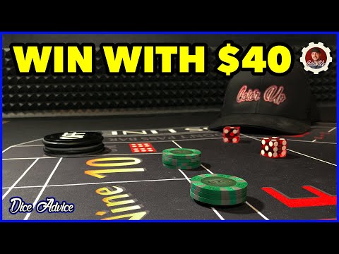 Win at $15 Craps Table with Small Bankroll Video