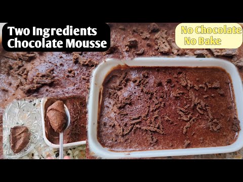 Chocolate Mousse Recipe | Eggless Chocolate Mousse | Easy Chocolate Dessert | Health Mousse Recipe