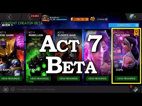 Act 7 Beta Testing | Marvel Contest of Champions