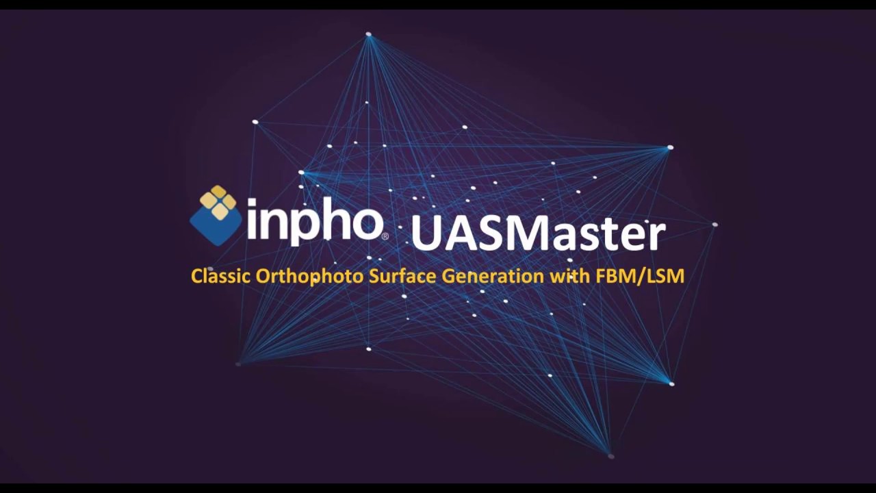 inpho UASMaster v91 - Classic Orthophoto Surface Generation with FBM/LSM