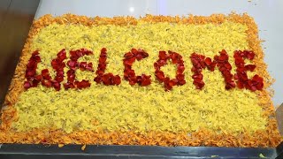 Welcome decoration ideas for Newly married couple