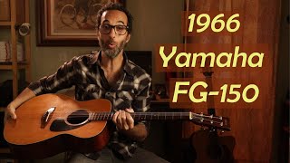 Video thumbnail for 1966 Yamaha FG-150, Red Label --  Repairing, Testing, Playing by Eugene Boronow