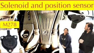 How to change camshaft adjuster magnets and position sensors on a Mercedes Benz - W222 | #s550