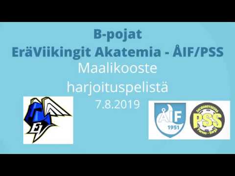 Maalikooste EräViikingit Akatemia - ÅIF/PSS B-pojat (Harjoituspeli 7.8.2019)