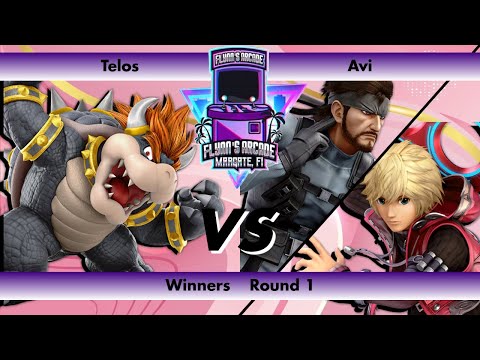 Flynn's Arcade 081 Winners Round 1 - Telos (Bowser) VS Avi (Snake Shulk) Super Smash Bros Ultimate