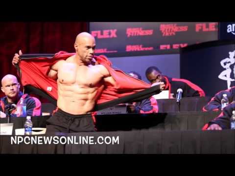 Kevin Levrone   Mr Olympia 2016 Press Conference Pose Down