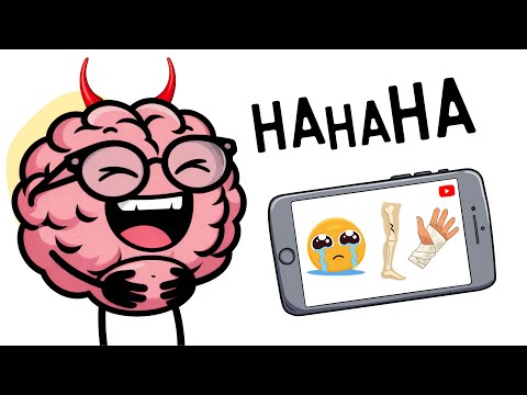 Why We Laugh At Pain (MiniBrain Explains The Science)