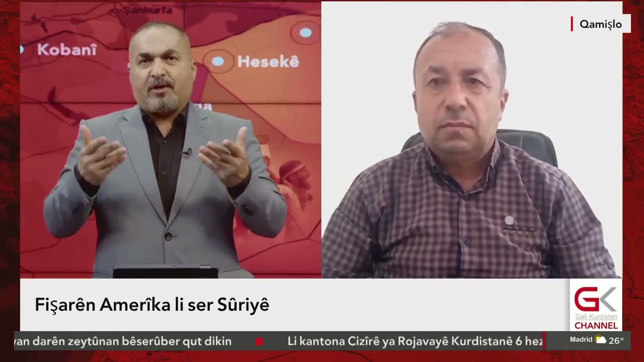 ROJAVA- Fişarên Amerîka li ser Sûriyê