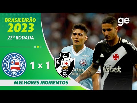 Gols e lances de Bahia x Vasco da Gama