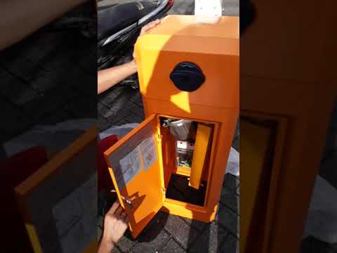 Unboxing barrier gate dari Toko Tekno