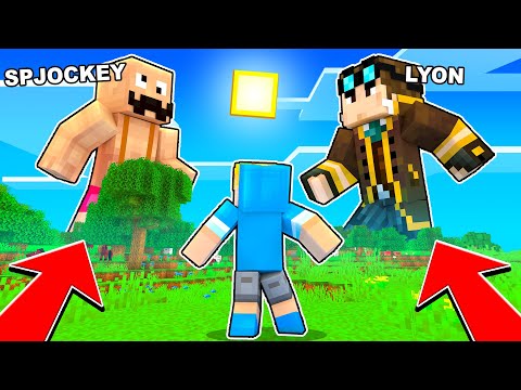 SCONTRO TRA YOUTUBERS GIGANTI SU MINECRAFT ITA!! *LYON CONTRO SPJOCKEY*