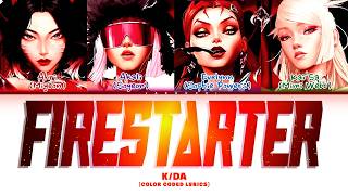 Download lagu K/DA (ft. MIYEON and SOYEON of i-dle, Sophie Powers, Mimi Webb) 'FIRESTARTER' (Color Coded Lyrics) mp3