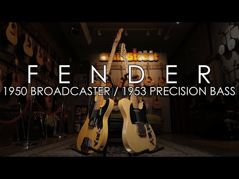 Fender History: 1950 Broadcaster and 1953 Precision Bass!
