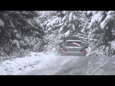 P. Herc / D. Muciek - Citroen Saxo VTS - KJS Rajd Biecki "Barbórka 2012" Biecz 09-12-2012