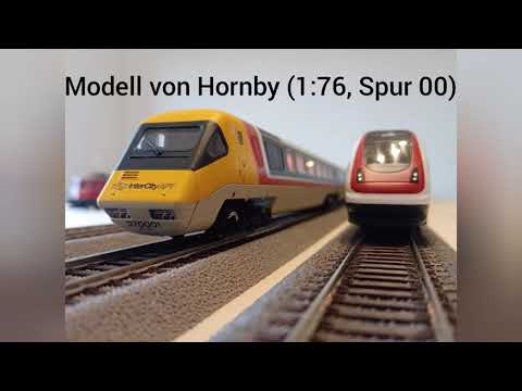 H0 Modellbahn/H0 Railway: Hornby British Rail BR Advanced Passanger Train "APT" 1:76, Spur/Gauge 00
