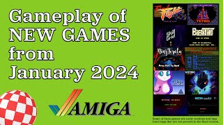 Gameplay of New Amiga Games from January 2024