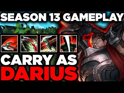 Season 13 High Elo Darius Gameplay - Early Season Matches Are FUN!